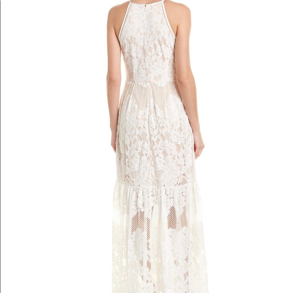 Eliza J white maxi dress